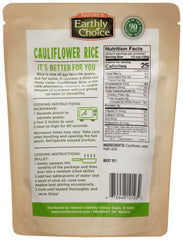 NATURES EARTHLY CHOICE: Cauliflower Rice, 8.5 oz