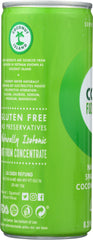 COCO FUZION 100: Natural Sparkling Coconut Water Lime, 8.3 oz