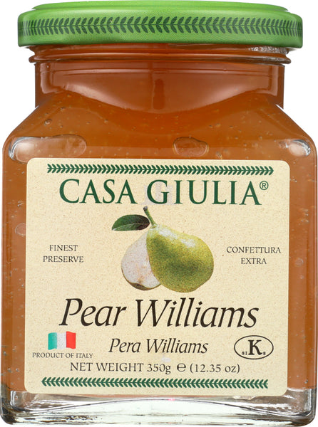 CASA GIULIA: Pear Williams Preserve, 12.35 oz