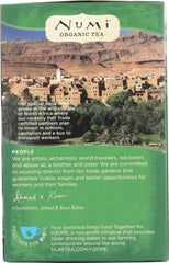 NUMI TEAS: Organic Moroccan Mint Herbal Tea, 18 bg