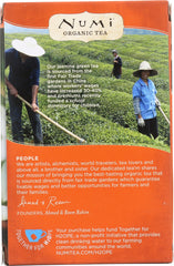NUMI TEAS: Organic Jasmine Green Tea, 18 bg