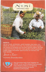 NIMI TEAS: Organic Black Tea Medium Caffeine Golden Chai 18 Tea Bags, 1.65 oz