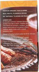 NUMI TEA: Tea Turmeric Amber Sun, 12 bg