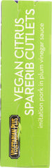 VEGETARIAN PLUS: Vegan Citrus Sparerib Cutlets, 10.50 oz