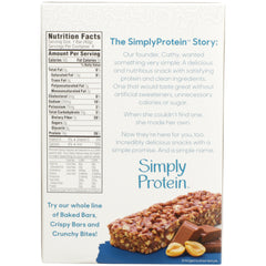 SIMPLYPROTEIN: Peanut Butter Chocolate Crispy Bars, 5.64 oz