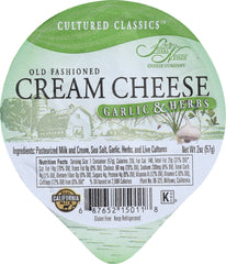 SIERRA NEVADA: Cream Cheese Garlic Herb, 2 oz