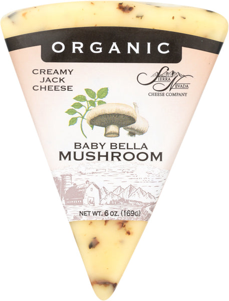 SIERRA NEVADA: Organic Baby Bella Mushroom Jack Cheese, 6 oz