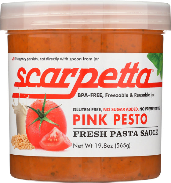 SCARPETTA: Sauce Pesto Pink, 19.8 oz