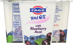 FAGE: Total 0% Blueberry Acai Greek Strained Yogurt, 5.3 oz