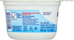 FAGE TOTAL GREEK: 5% Milkfat Plain Yogurt, 7 oz