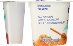 FAGE TOTAL GREEK: 2% Honey Greek Strained Yogurt, 5.3 Oz