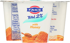 FAGE TOTAL GREEK: 2% Honey Greek Strained Yogurt, 5.3 Oz