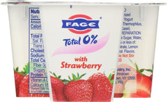 FAGE TOTAL GREEK: Strawberry Yogurt Total 0%, 5.3 oz