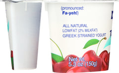 FAGE TOTAL GREEK: 2% Cherry Greek Strained Yogurt, 5.3 Oz