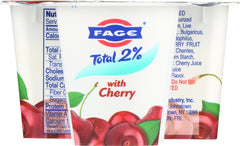 FAGE TOTAL GREEK: 2% Cherry Greek Strained Yogurt, 5.3 Oz