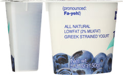 FAGE: Total 2% Blueberry Greek Strained Yogurt, 5.3 Oz