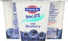 FAGE: Total 2% Blueberry Greek Strained Yogurt, 5.3 Oz