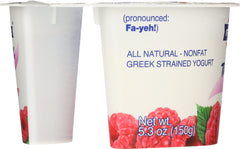 FAGE TOTAL GREEK: Raspberry Yogurt Total 0%, 5.3 oz