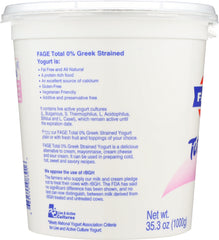 FAGE: Total 0% Nonfat Greek Strained Yogurt, 35.3 oz