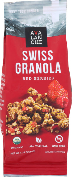 AVALANCHE: Granola Red Berries Organic, 1.76 oz