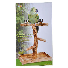 Penn Plax Bird Life Natural Wood Tree Perch