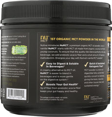NUTIVA: Powder MCT Vanilla, 10.6 oz