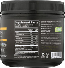 NUTIVA: Powder MCT Vanilla, 10.6 oz