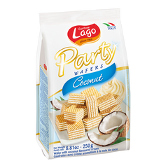 GASTONE LAGO: Coconut Wafers Party Bag, 8.81 oz