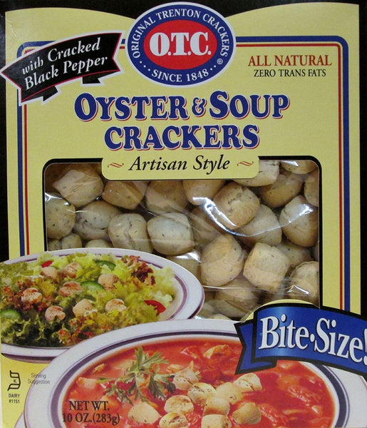 OTC: Crackers Oyster and Soup Mini with Cracked Black Pepper, 10 oz