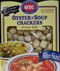 OTC: Crackers Oyster and Soup Mini with Cracked Black Pepper, 10 oz
