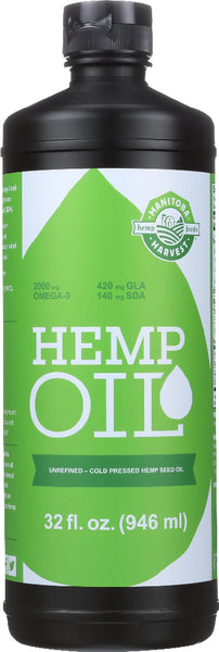 MANITOBA HARVEST: Hemp Oil, 32 oz