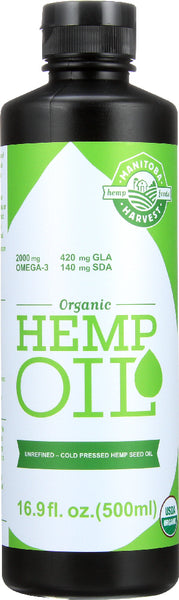 MANITOBA HARVEST: Organic Hemp Seed Oil, 16.9 oz