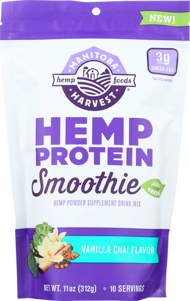 MANITOBA HARVEST: Smoothie Hemp Protein Vanilla Chai, 11 oz