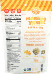 MANITOBA HARVEST: Hemp Yeah! Granola Honey and Oats, 10 oz