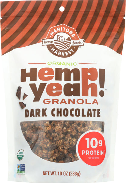 MANITOBA HARVEST: Granola Hemp Dark Chocolate, 10 oz
