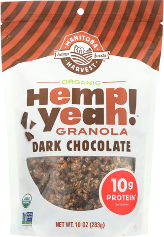 MANITOBA HARVEST: Granola Hemp Dark Chocolate, 10 oz