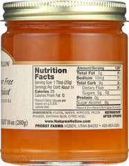 NATURE'S HOLLOW: All Natural Sugar Free Apricot Preserves Sweetened With Xylitol, 10 oz