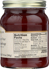 NATURE'S HOLLOW: Sugar Free Strawberry Preserves, 10 oz