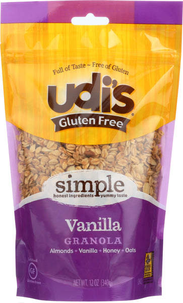 Udi's Gluten Free Granola Vanilla, 12 Oz