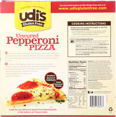 UDI'S GLUTEN FREE: Pepperoni Pizza, 10.1 oz