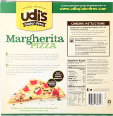 UDI'S GLUTEN FREE: Margherita Pizza, Source Of Protein & Vitamins A & C, 10 oz