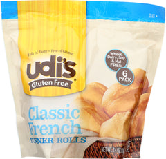 UDIS: Gluten Free Classic French Dinner Rolls, 7.4 oz