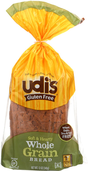 UDIS: Gluten Free Whole Grain Bread, 12 oz