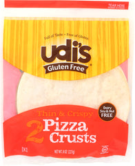 UDI'S: Gluten Free Pizza Crust 2 Pack, 8 oz