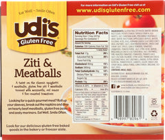 UDIS: Ziti and Meatballs Frozen Entree, 8 oz