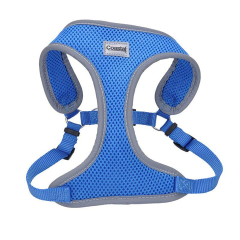 Coastal Pet Comfort Soft Reflective Wrap Adjustable Dog Harness - Blue Lagoon