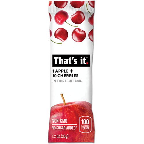 THAT'S IT: Apple + Cherries Fruit Bar, 1.2 oz