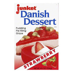 JUNKET: Mix Danish Strawberry, 4.75 oz