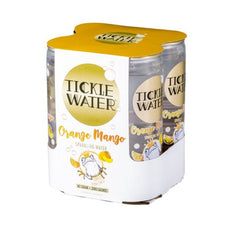 TICKLE WATER: Water Sparkling Orange Mango, 8 fo