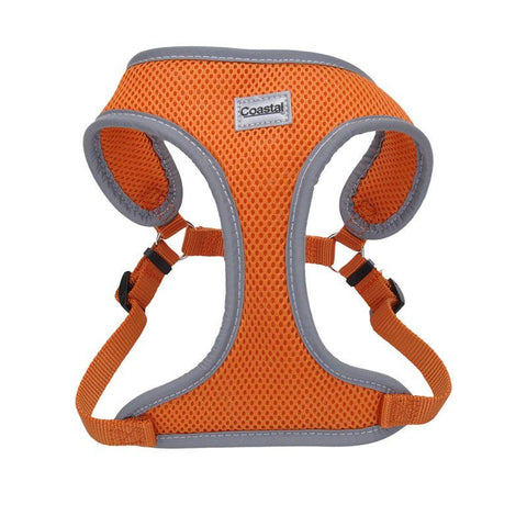 Coastal Pet Comfort Soft Reflective Wrap Adjustable Dog Harness - Sunset Orange